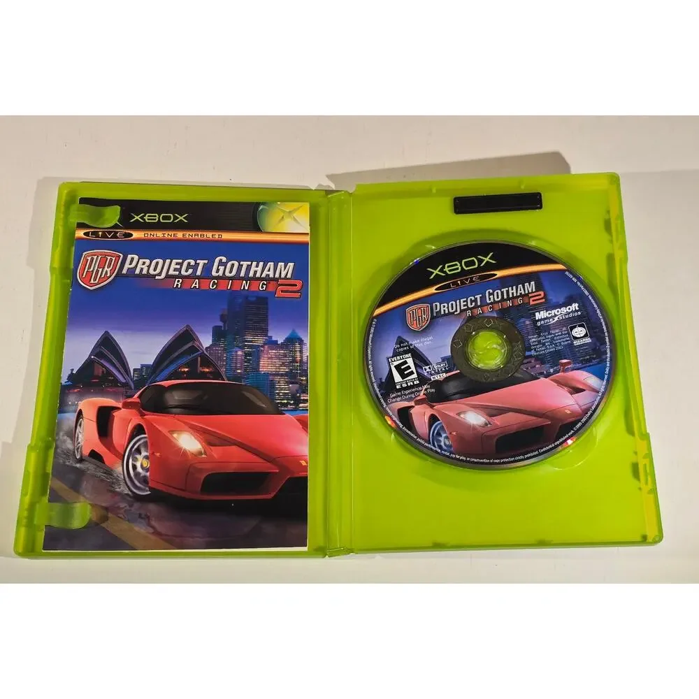 Xbox Project Gotham Racing Game Lot PGR PGR2 Platinum Hits Complete CIB